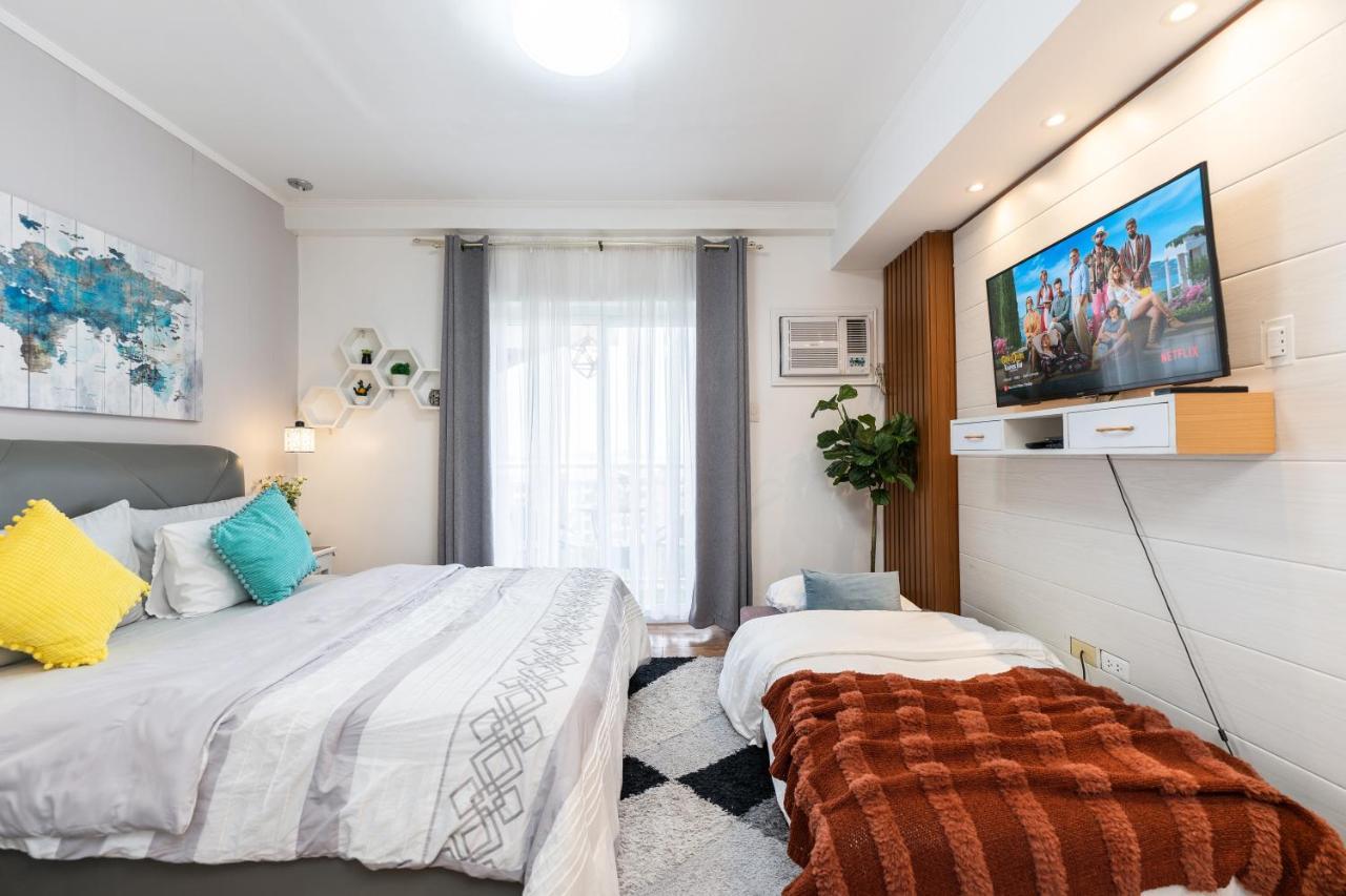 Apartamento Amani 729, 3 Minutes To Airport,With Gym & Pool,100Mbps Wifi,Free Netflix Isla de Mactán Exterior foto