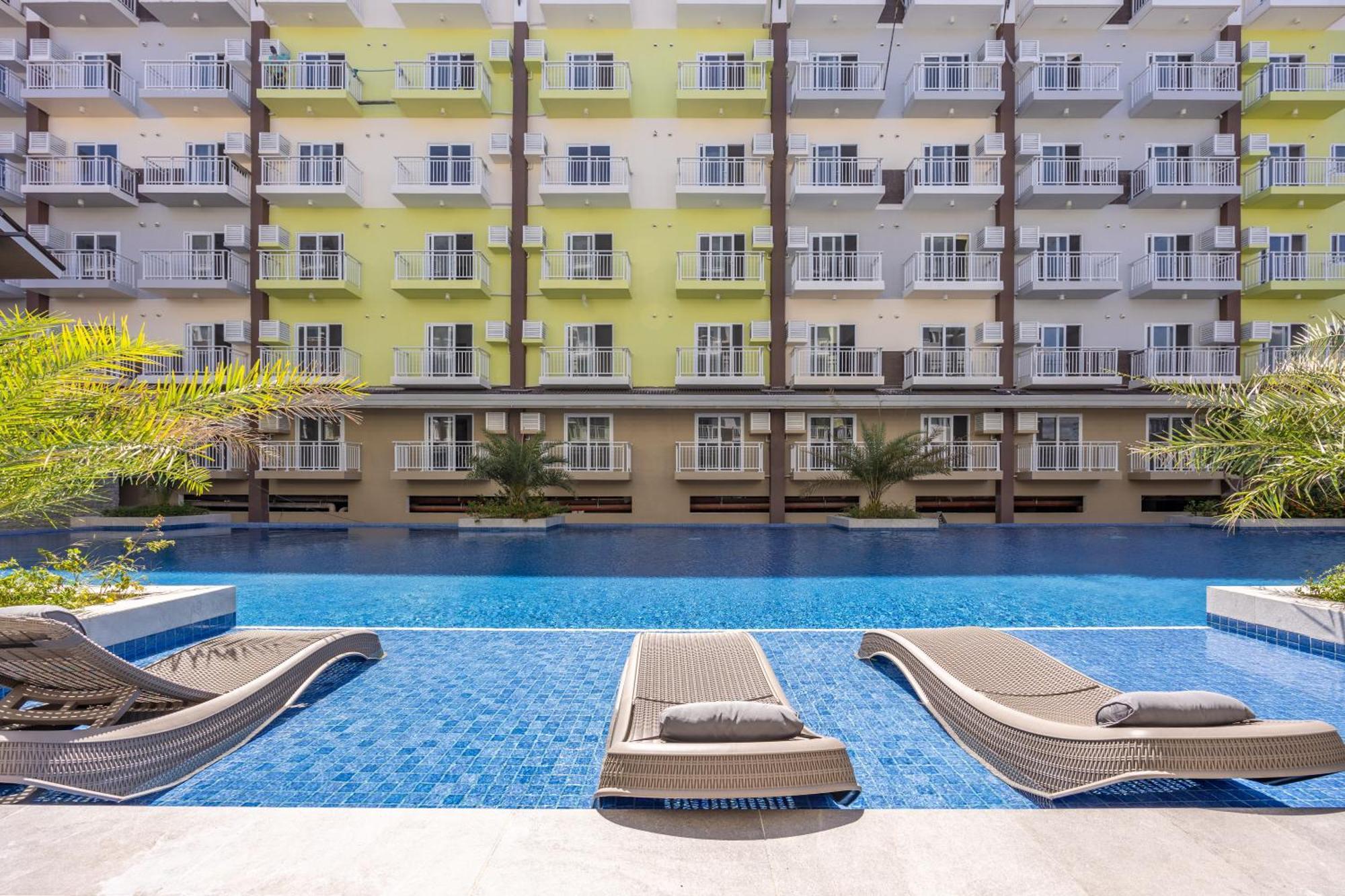 Apartamento Amani 729, 3 Minutes To Airport,With Gym & Pool,100Mbps Wifi,Free Netflix Isla de Mactán Exterior foto