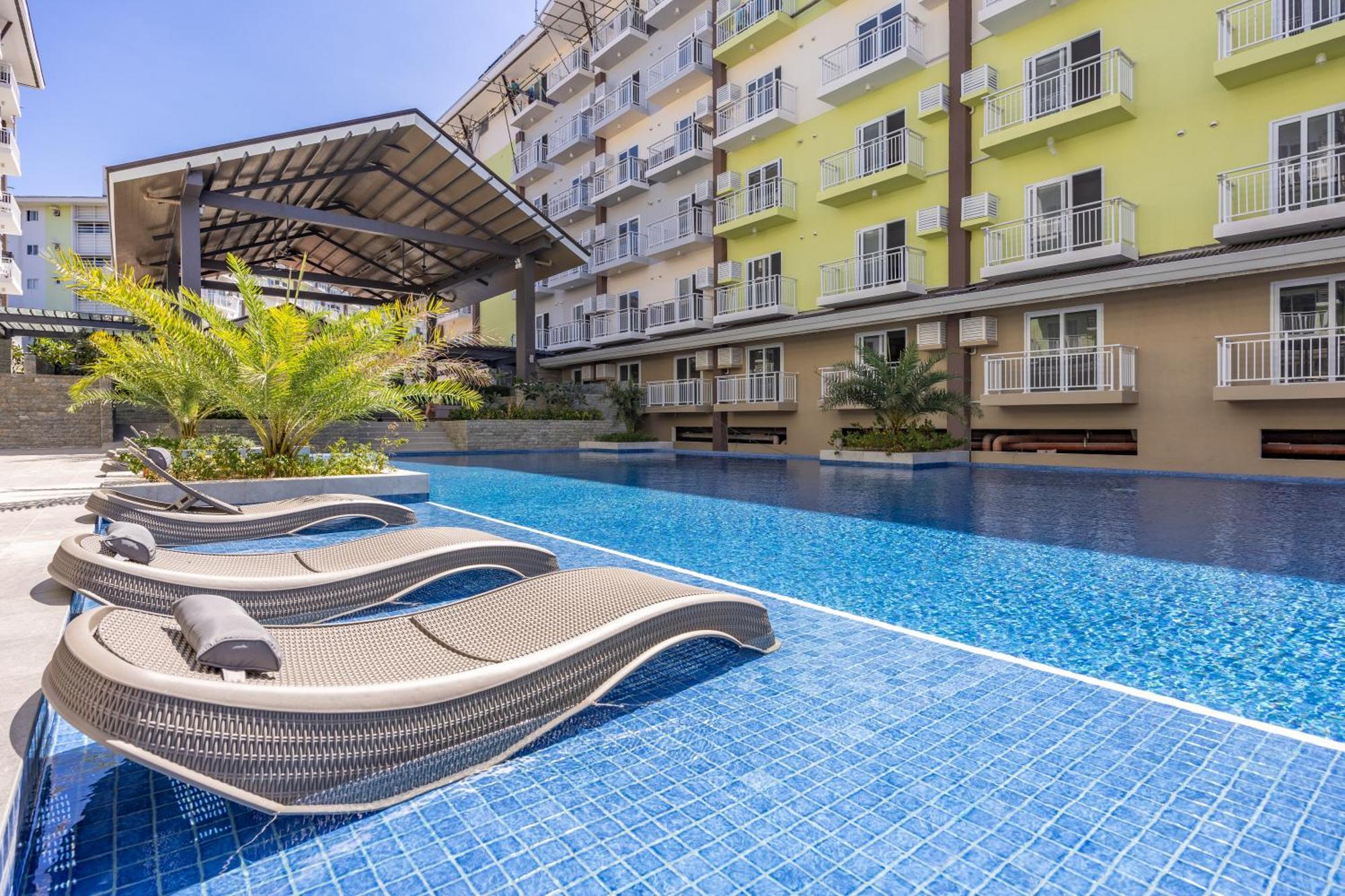 Apartamento Amani 729, 3 Minutes To Airport,With Gym & Pool,100Mbps Wifi,Free Netflix Isla de Mactán Exterior foto